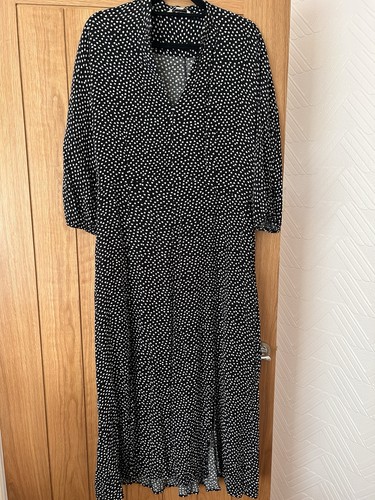 Whistles midi black with ecru - midi,