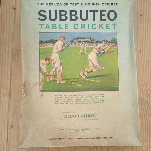 Vintage subbuteo cricket test - ,