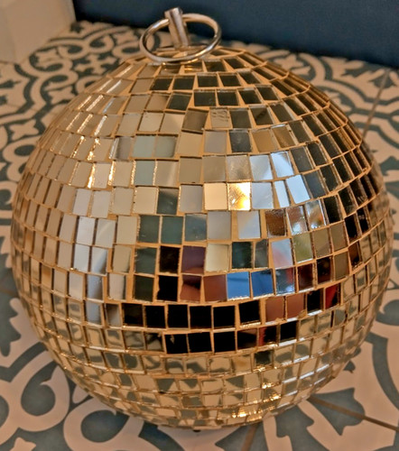 Pale gold hanging - pale, disco