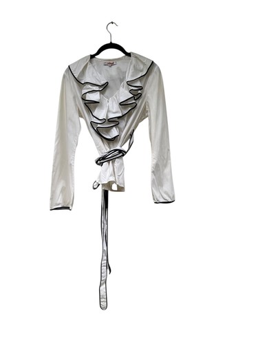 Anne fontaine white wrap - anne, shirt