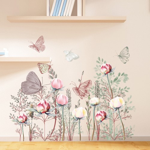 Large flowers wall stickers - large,