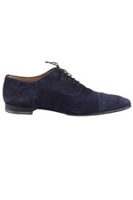 CHRISTIAN LOUBOUTIN NAVY MEN'S SUEDE LOAFERS EU 45 UK 11 US 12