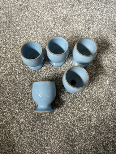 Denby colonial blue footed egg - colonial,