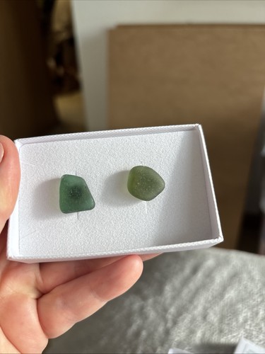 Seaglass earrings 925 - earrings,