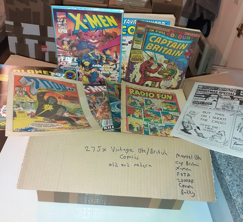 275x huge vintage comics - vintage, uk
