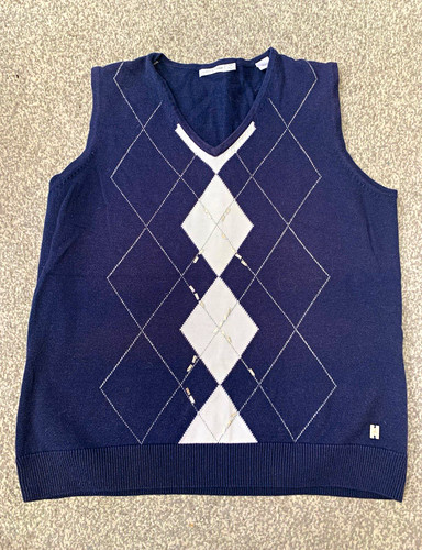 Green lamb navy white - navy/white, cotton