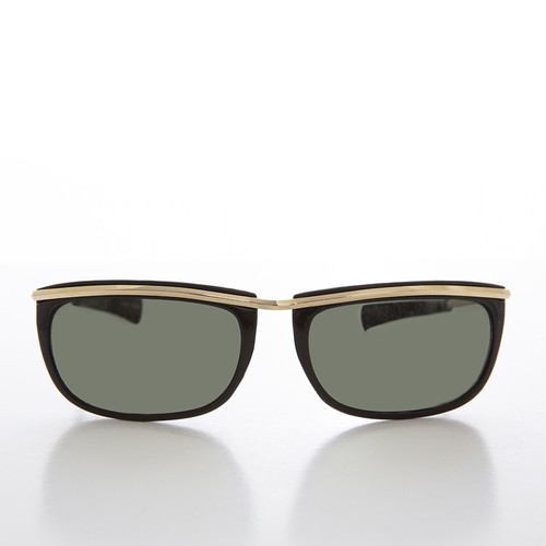 Sporty gold frame 90s aviator - frame,
