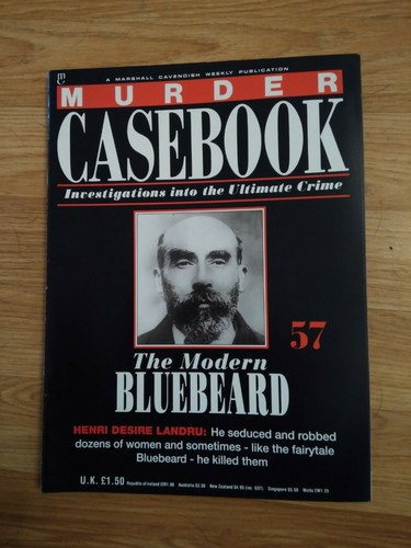 Murder casebook magazine part - casebook,