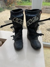W2 Adults Off Road Motorcycle Boots - Black