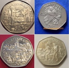 1980 -2016 ISLE OF MAN 50p
