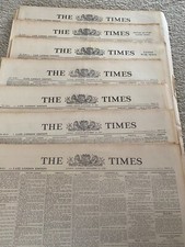 The Times Newspaper 7th 14th 20th OR 26th October 1939 ORIGINAL