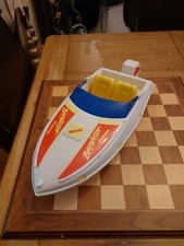 Vintage 1990 Mattel Barbie Baywatch Rescue Boat Plastic Toy Speedboat 52cm