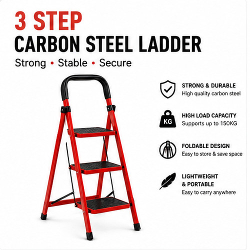 Step folding portable stool - step,