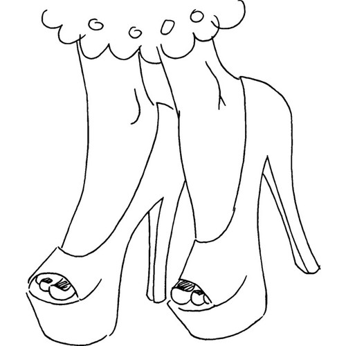 Ladies shoes unmounted - 'ladies,