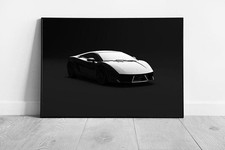 Black shadow luxury sports Car