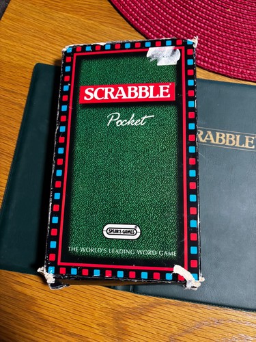 Board game scrabble - board, pocket