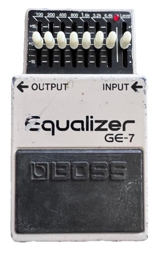 Boss graphic equalizer - boss, ge-7