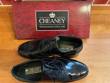 Cheaney Men's Black Leather