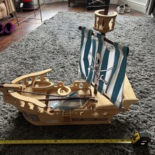 Wooden Pirate Ship, unfinished