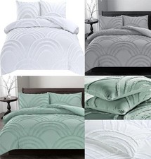 New Zara Embossed Frill Duvet