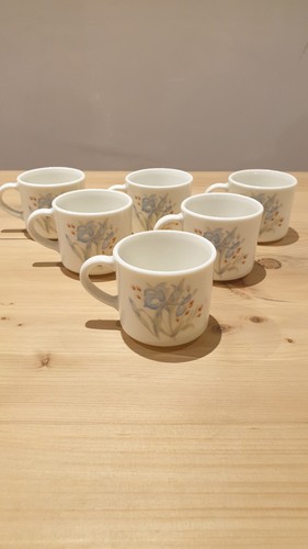 Pyrex blue iris vintage - pyrex, of