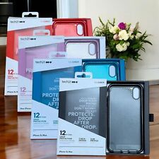 Official Original Genuine Tech21 (iPhone XS MAX) Evo Check Case Flexible Cover