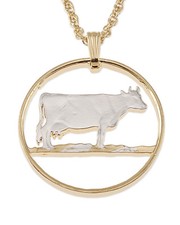Guernsey Cow Pendant &