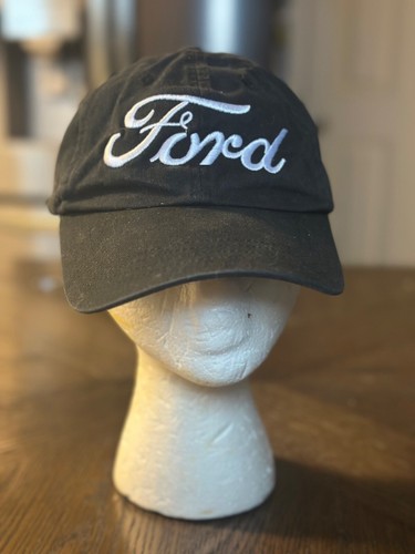 Ford black cotton baseball cap - black,