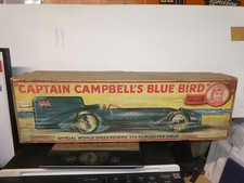 Gunthermann 1931 Vintage Malcolm Campbell Bluebird tin Toy Boxed Key Clockwork