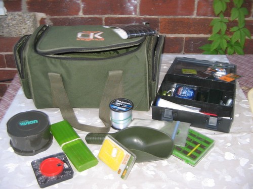 Carp bag loaded with tackle - bag,