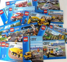 Lego CITY Instruction Manuals Only - 34 Items to choose from