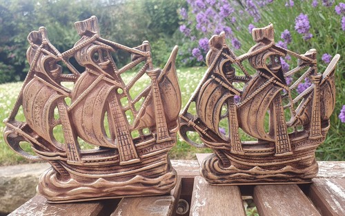 Nautical seaside bookends - seaside,