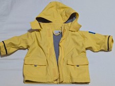JoJo Maman Bebe Yellow Waterproof Lined Coat. 6-12m FREE SHIPPING