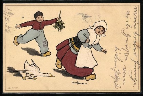 Artist postcard ethel - postcard,