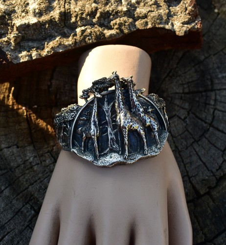 Kebana giraffe sterling cuff - kebana,