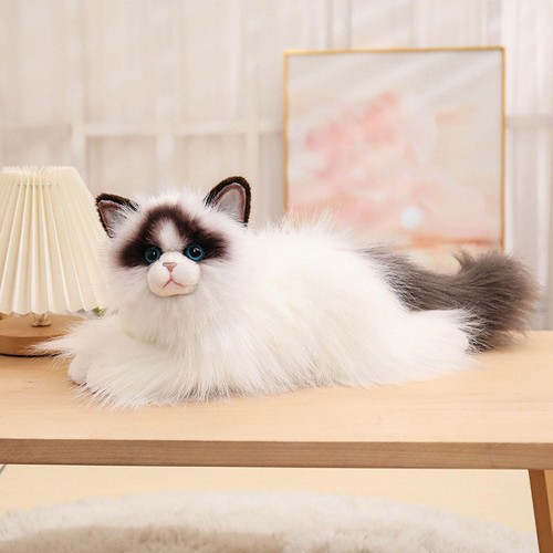 Cat plush toy lifelike - plush,