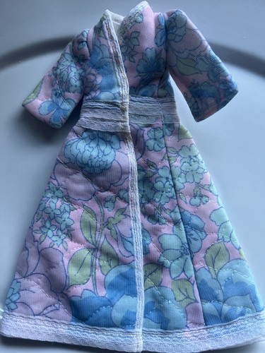 Mum made quilted gown - made,