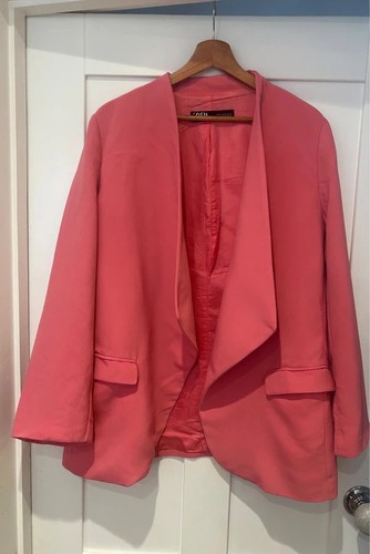 Zara womens pink loose fit - zara,