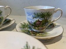 Tudor Cottage Queen Anne Cup