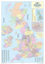 Supersize UK Counties Wall Map