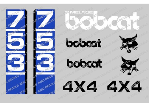 Bobcat 753 skid - skid, decal