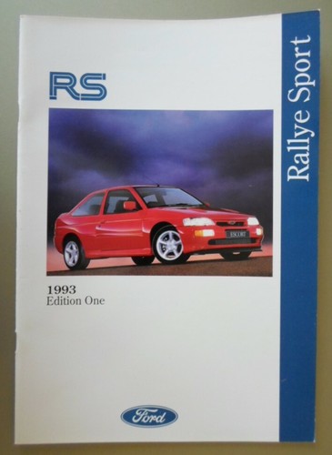 Ford range 1993 mkt - range, uk