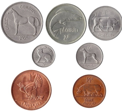 Ireland irish pre - pre, decimal