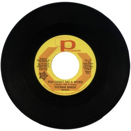 Yvonne baker you didn say - baker,