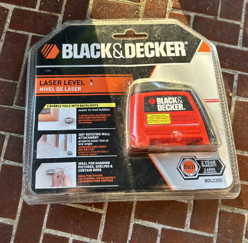 Black decker laser level - laser,