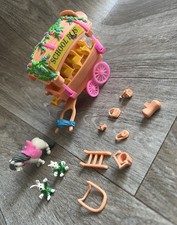 Teeny Weeny Families Wobbly Old School Bus Major Complete Set Vintage 1996