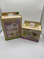 SYLVANIAN FAMILIES TRIPLE BUNK BEDS (2919) + DOUBLE PUSHCHAIR (4533) Boxed