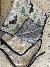 2x Aden + Anais Baby Toddler Blankets 100% Cotton Whales Stars