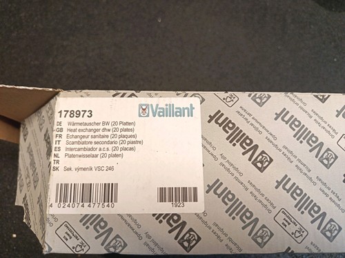 Genuine vaillant ecotec 178973 - vaillant,