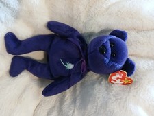 Ty Beanie Princess Rare Beanie Baby New with Tags Princess Diana Bear 1997